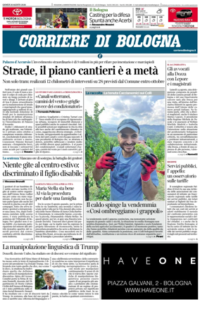Cover of Corriere di Bologna