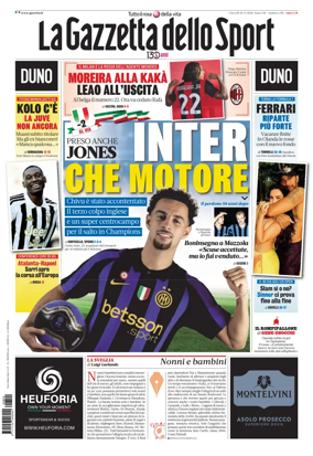 Cover of La Gazzetta dello Sport - Roma