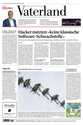 Cover of Liechtensteiner Vaterland