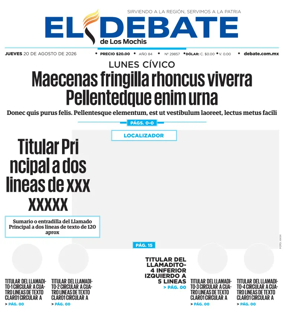 Cover of El Debate de Los Mochis