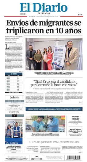 Cover of El Diario de Delicias