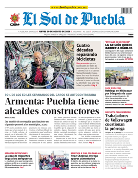 Cover of El Sol de Puebla