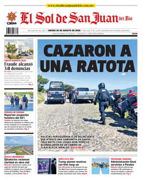 Cover of El Sol de San Juan del Rio