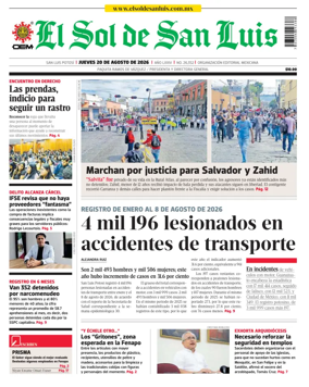 Cover of El Sol de San Luis Potosi