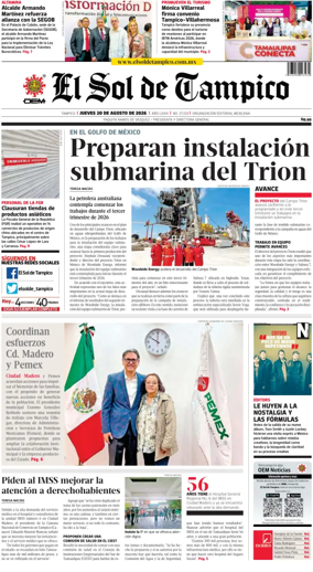 Cover of El Sol de Tampico