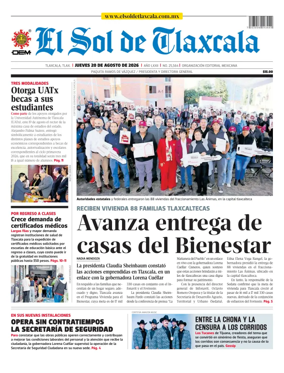 Cover of El Sol de Tlaxcala
