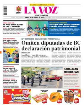 Cover of La Voz de la Frontera