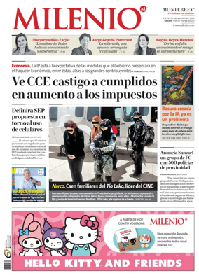 Cover of Milenio Monterrey