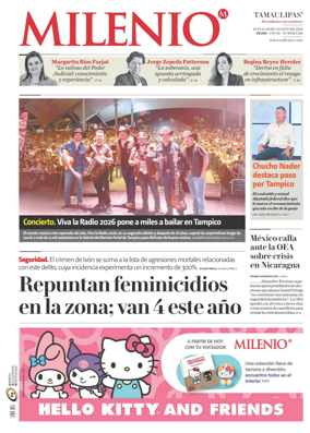 Cover of Milenio Tamaulipas