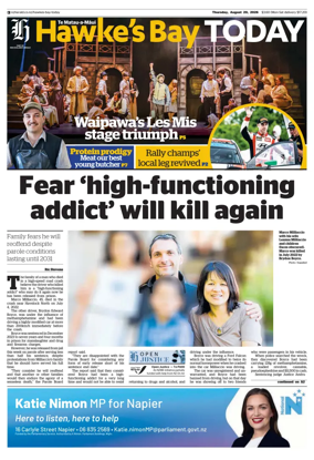 Cover of Hawke's Bay Today