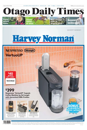 Cover of Otago Daily Times