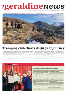Cover of The Geraldine News
