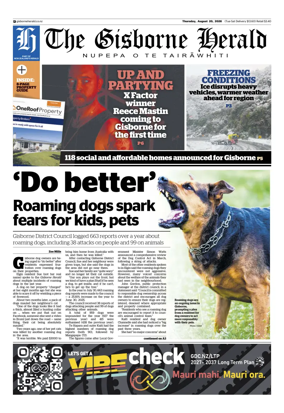 Cover of The Gisborne Herald