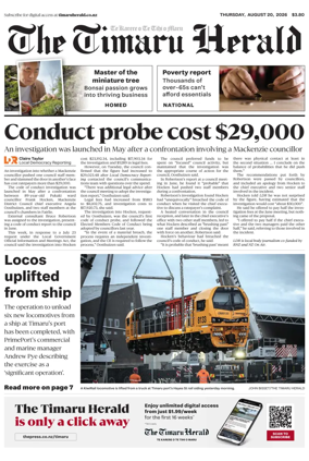 Cover of The Timaru Herald