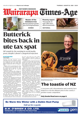 Cover of Wairarapa Times-Age (NZ)