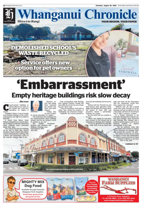 Cover of Whanganui Chronicle
