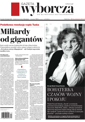 Cover of Gazeta Wyborcza