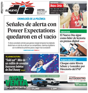 Cover of El Nuevo Dia