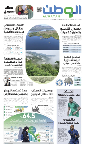 Cover of Al-Watan (Saudi)