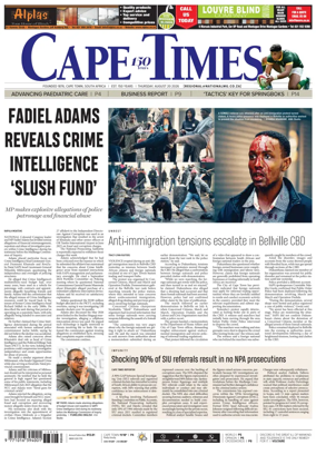 Cover of Cape Times