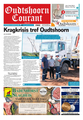 Cover of Oudtshoorn Courant