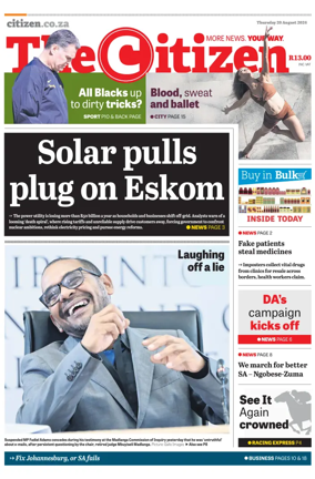 Cover of The Citizen (KZN)