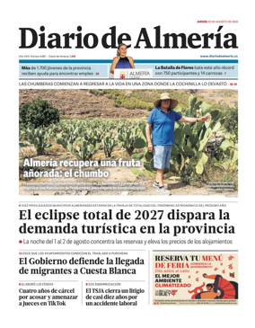 Cover of Diario de Almeria