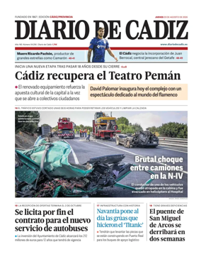 Cover of Diario de Cadiz