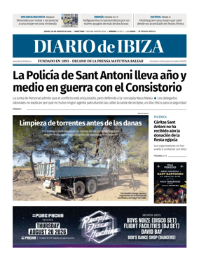 Cover of Diario de Ibiza