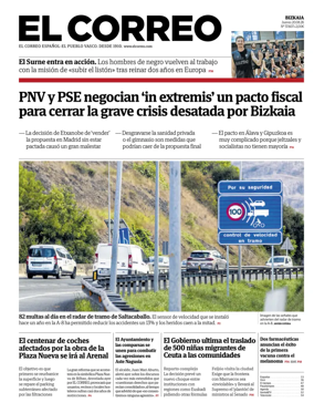Cover of El Correo (Vizcaya)
