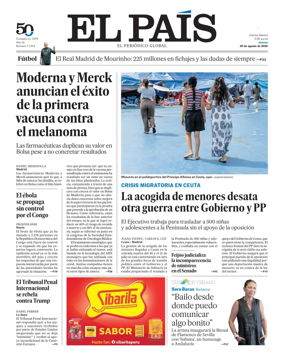 Cover of El Pais Madrid