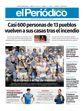 Cover of El Periodico Aragon