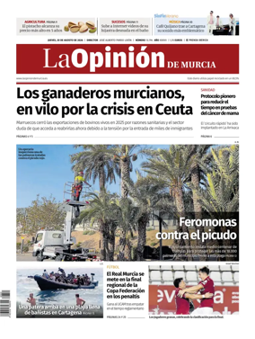 Cover of La Opinion de Murcia