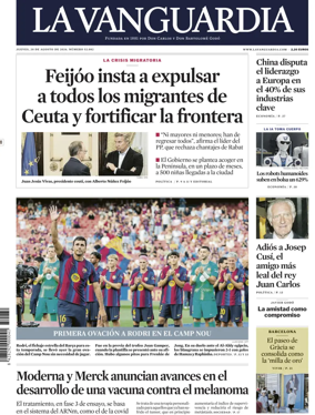 Cover of La Vanguardia (1st Edition)