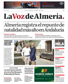 Cover of La Voz de Almeria