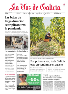 Cover of La Voz de Galicia (Barbanza)