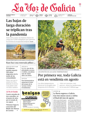 Cover of La Voz de Galicia (Carballo)
