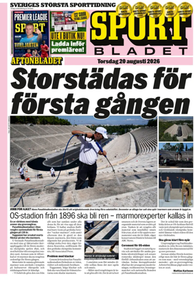 Cover of Sportbladet