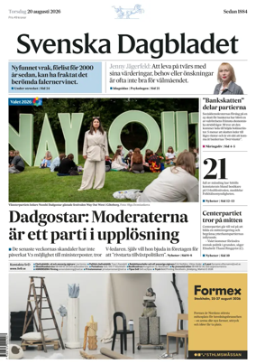 Cover of Svenska Dagbladet