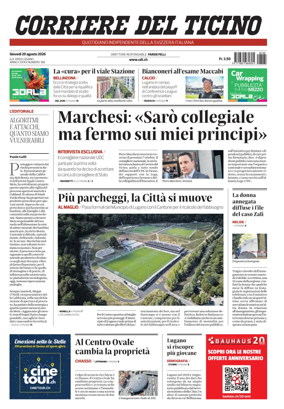 Cover of Corriere del Ticino