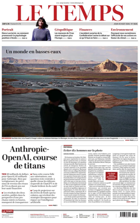Cover of Le Temps