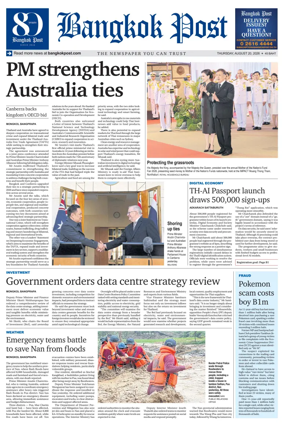 Cover of Bangkok Post