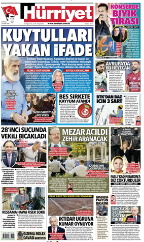 Cover of Hurriyet