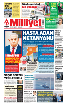Cover of Milliyet