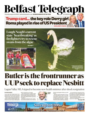 Cover of Belfast Telegraph