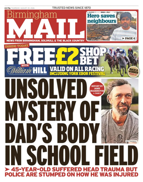 Cover of Birmingham Mail