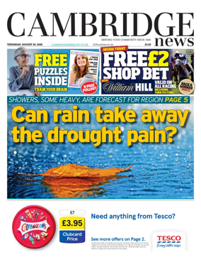 Cover of Cambridge News