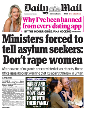 Cover of Daily Mail