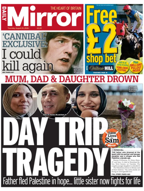Cover of Daily Mirror