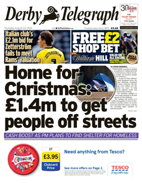 Cover of Derby Telegraph